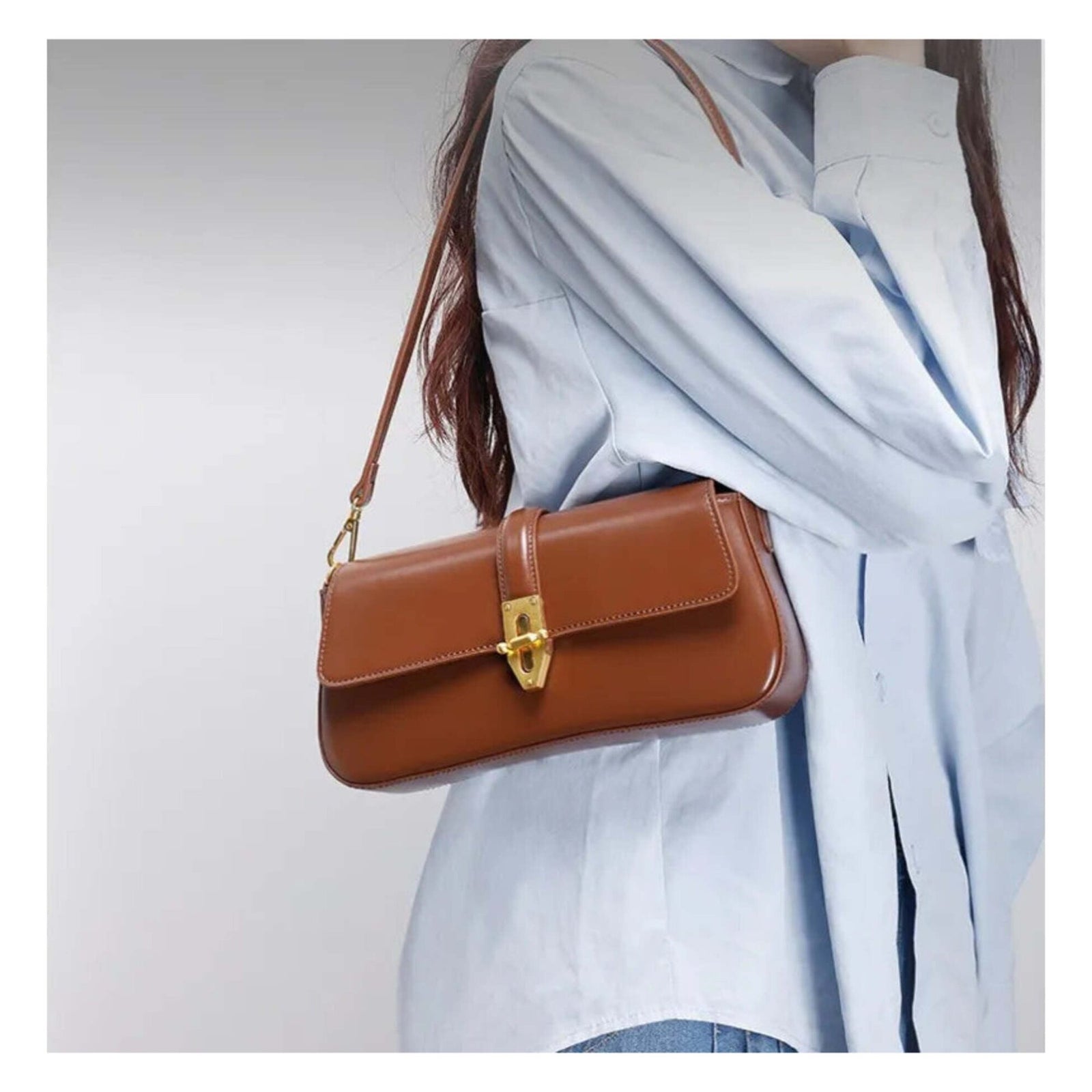 Wild Baguette Armpit Crossbody Bag
