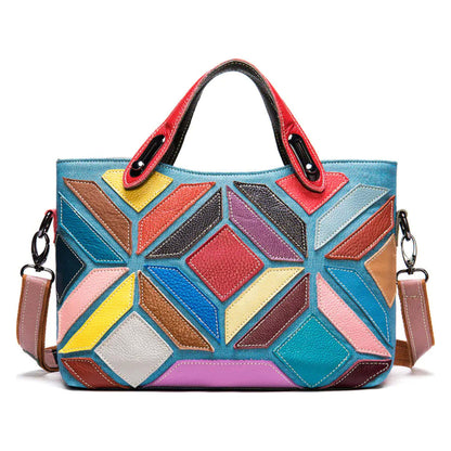 Damen-Beuteltasche aus echtem Leder