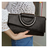 New Women's Leather Party Clutch & Crossbody Bag