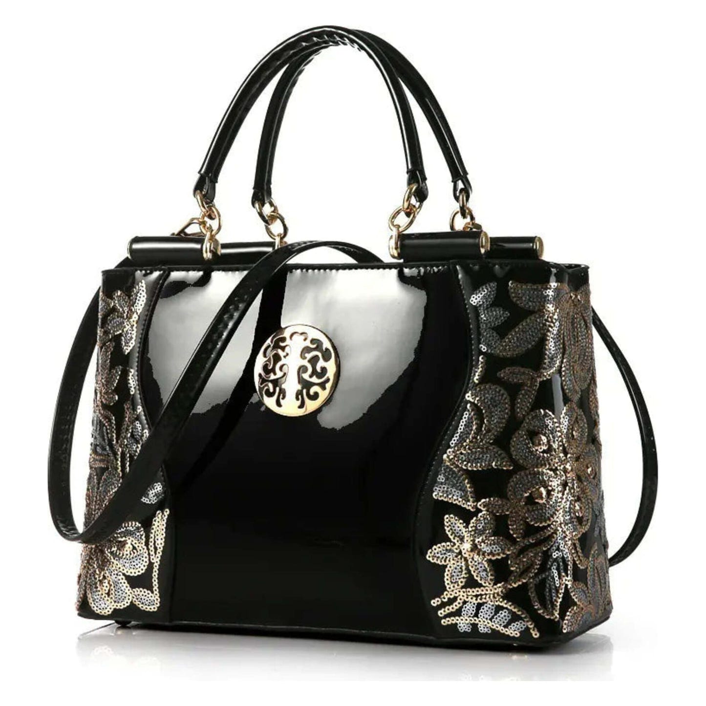 Women's Patent Leather Handbag