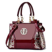 Women's Patent Leather Handbag